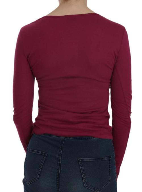 Exte Crystal Embellished Long Sleeve Casual Top - ClickThatClicks 
