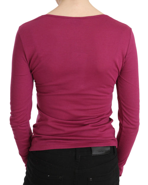 Pink Exte Crystal Embellished Long Sleeve Top - ClickThatClicks 