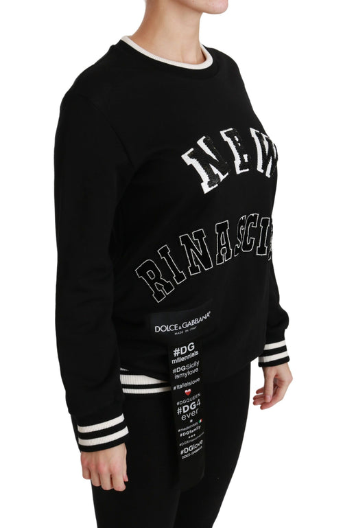Dolce & Gabbana Black Rinascimento #DGmillennials Sweater - ClickThatClicks 