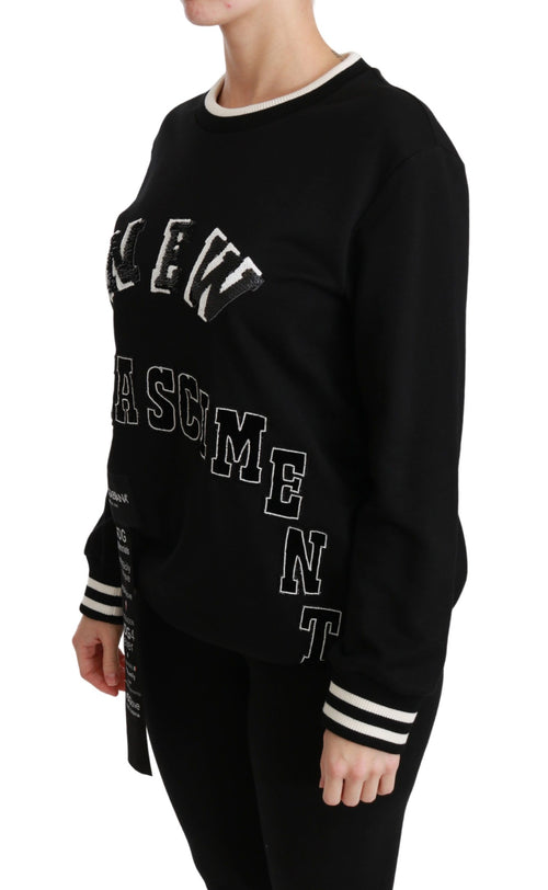 Dolce & Gabbana Black Rinascimento #DGmillennials Sweater - ClickThatClicks 
