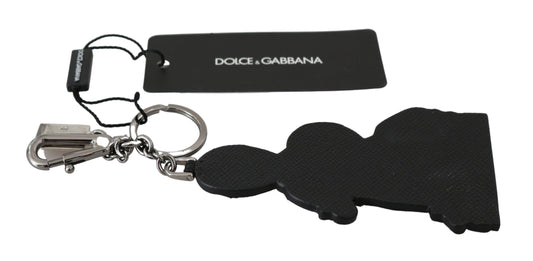 Dolce & Gabbana Leather Dominico Stefano #DGFAMILY Logo Badge Keychain - ClickThatClicks 