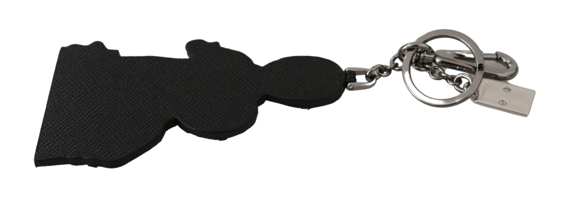 Dolce & Gabbana Leather Dominico Stefano #DGFAMILY Logo Badge Keychain - ClickThatClicks