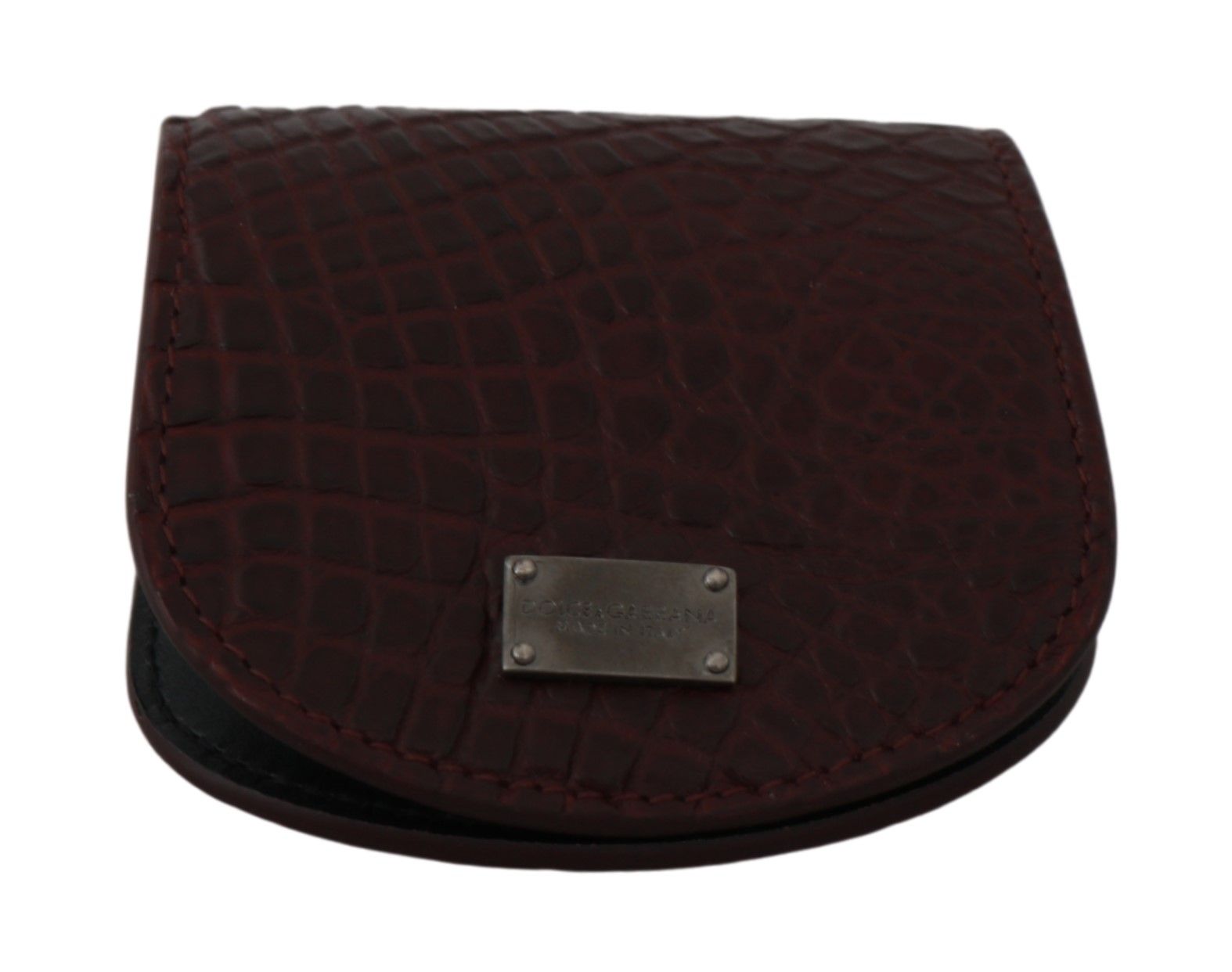 Dolce & Gabbana Brown Exotic Skin Pocket Condom Case Holder - ClickThatClicks 