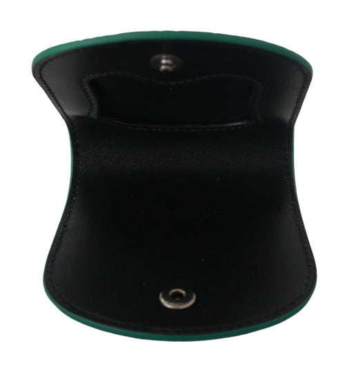 Dolce & Gabbana Green Exotic Skins Condom Case Holder Wallet - ClickThatClicks 