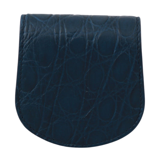 Dolce & Gabbana Blue Leather Holder Pocket Condom Case - ClickThatClicks 