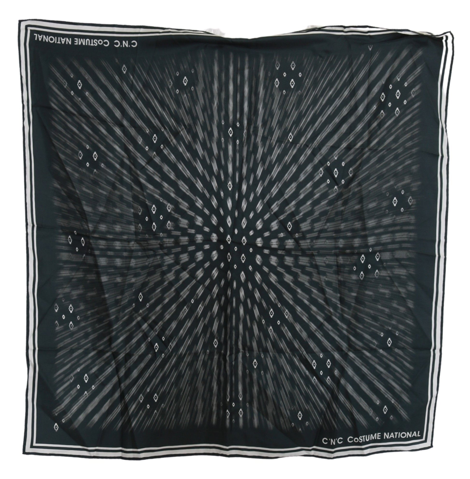 Costume National Blue Foulard Silk Women  Scarf - ClickThatClicks 