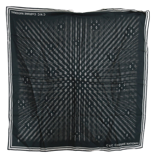Costume National Blue Foulard Silk Women  Scarf - ClickThatClicks 