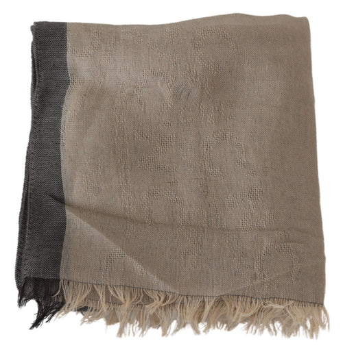 Costume National Beige Women Cotton Shawl  Scarf - ClickThatClicks 