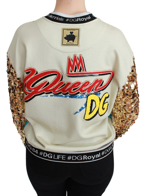 Dolce & Gabbana Year of the Pig Sequined Top  Sweater - ClickThatClicks 