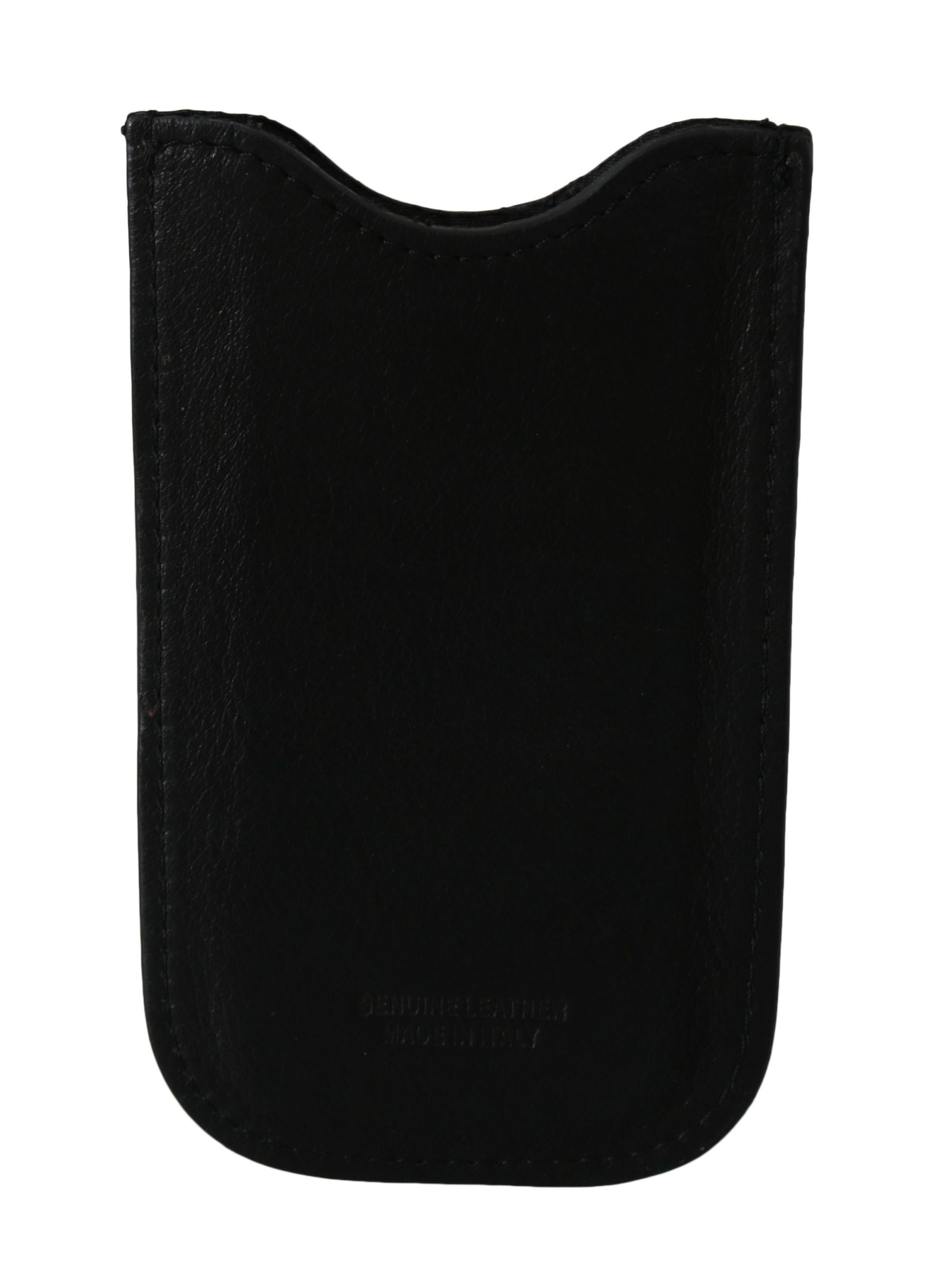 John Galliano Black Leather Multifunctional Men ID Bill Card Holder Wallet - ClickThatClicks 