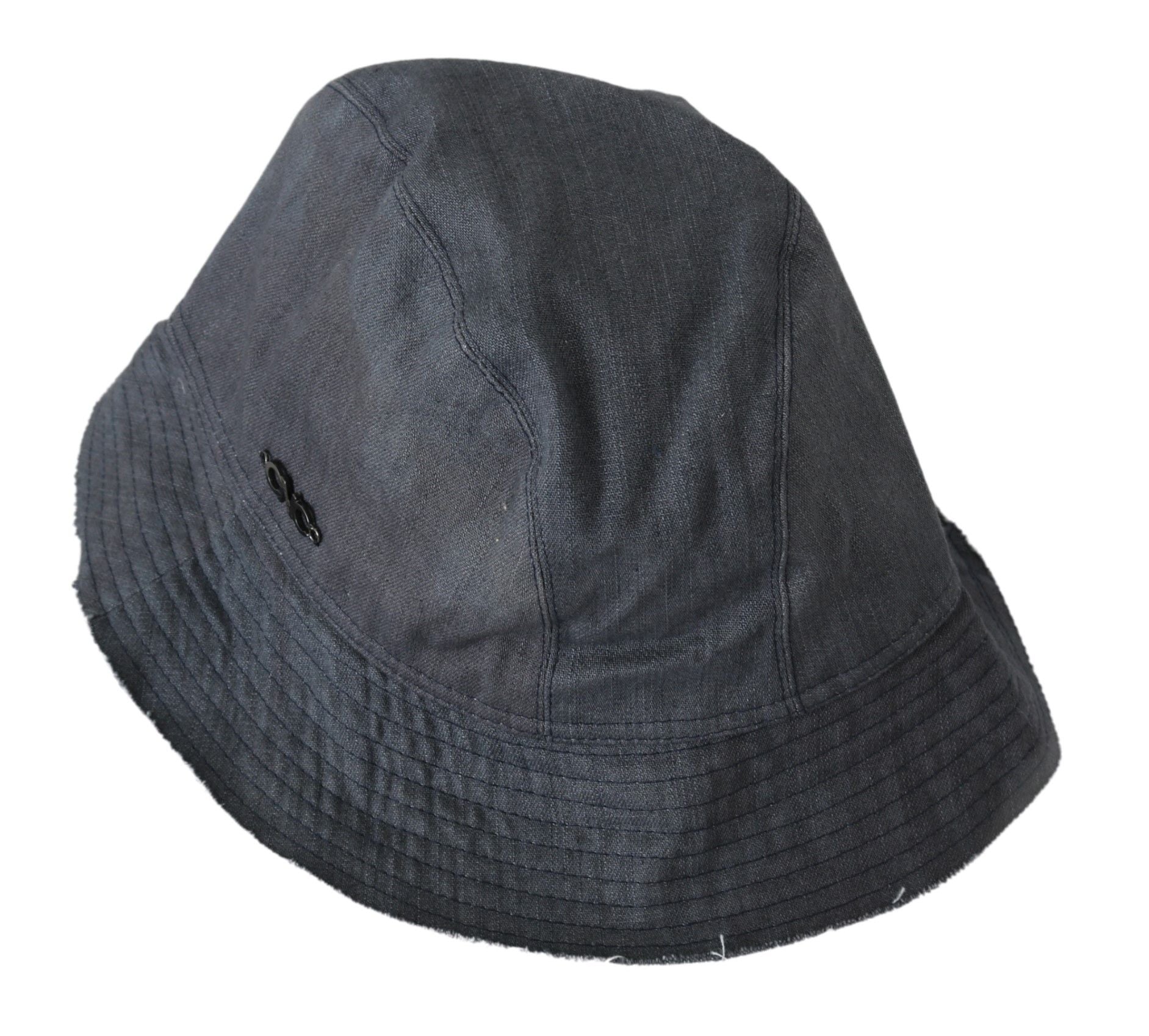 Costume National Black Washed Wide Brim Outdoor Bucket Hat - ClickThatClicks 