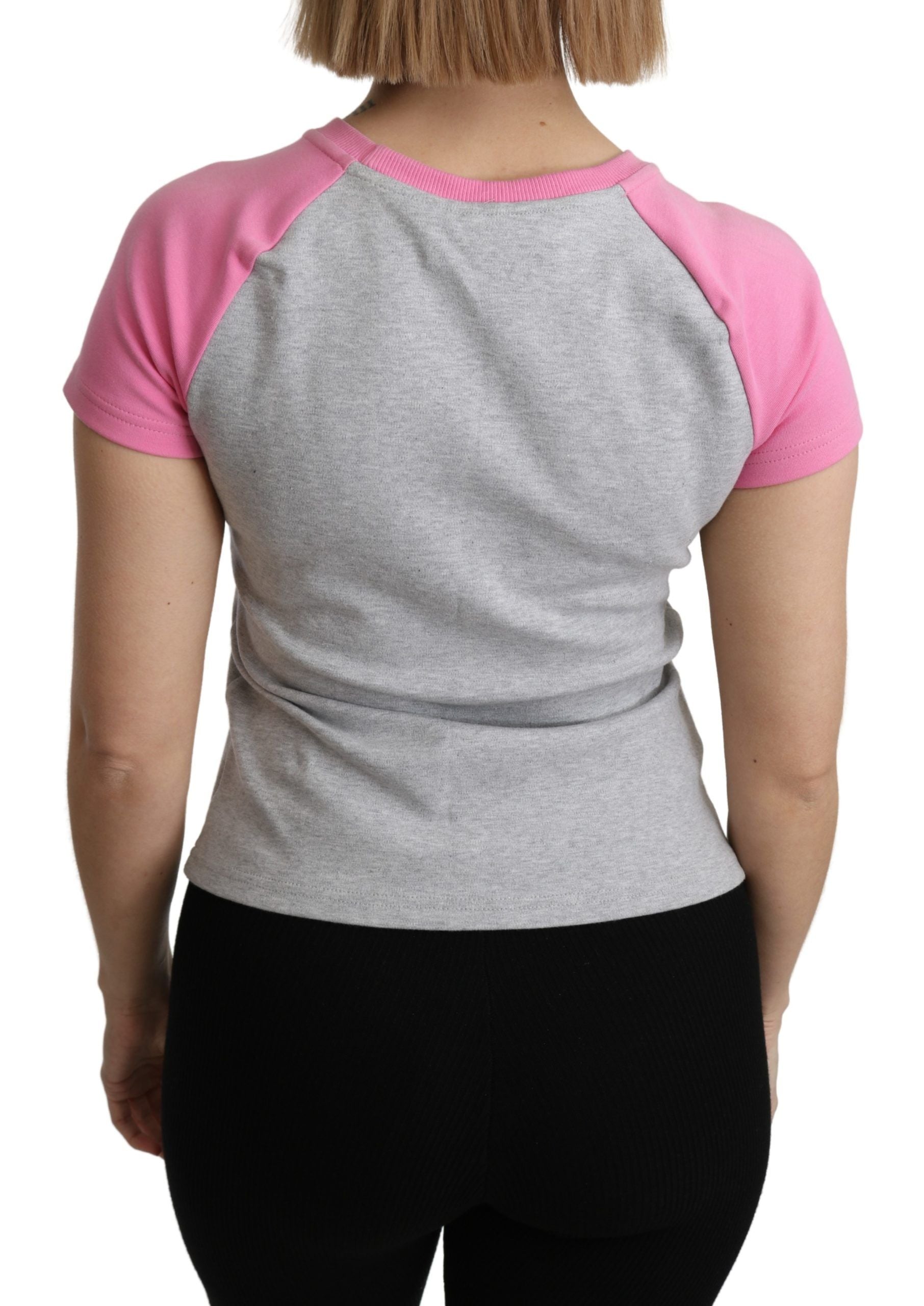 Moschino Gray and pink Cotton T-shirt My Little Pony Top - ClickThatClicks 