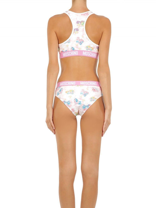 Moschino White Two-Piece Sleepwear My Little Pony Bikini - ClickThatClicks 