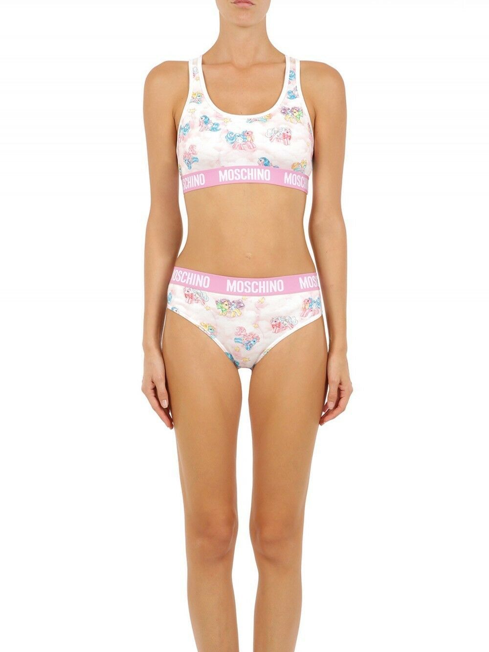 Moschino White Two-Piece Sleepwear My Little Pony Bikini - ClickThatClicks 