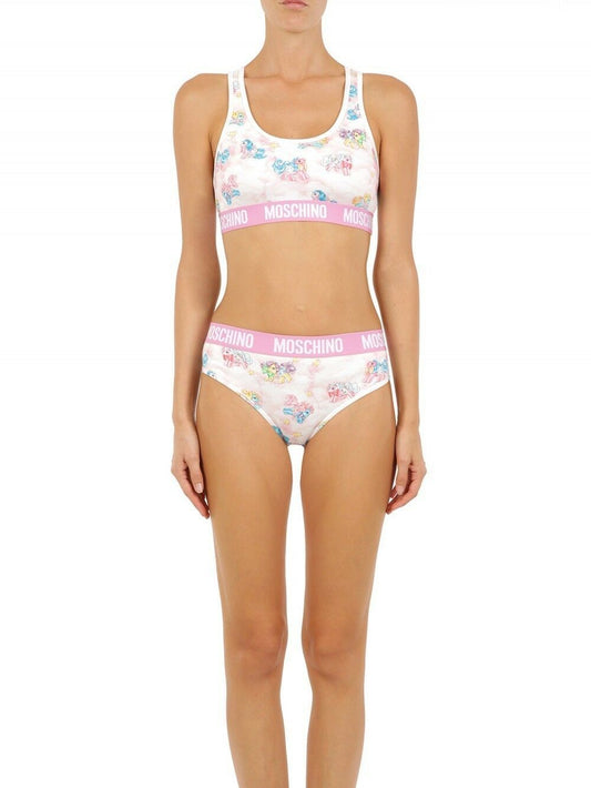 Moschino White Two-Piece Sleepwear My Little Pony Bikini - ClickThatClicks 