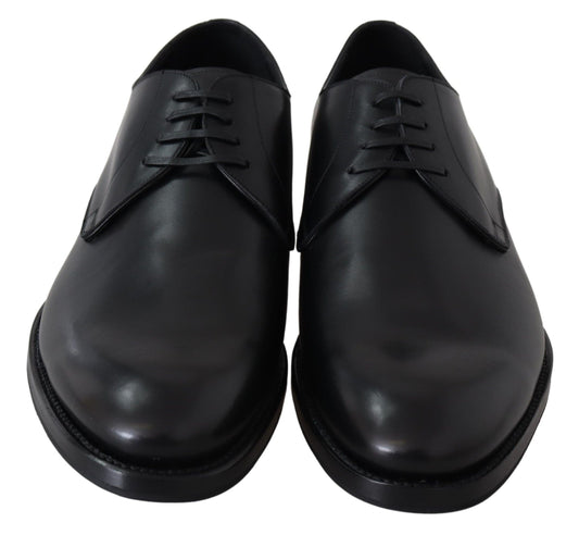 Dolce & Gabbana Black Leather SARTORIA Hand Made Shoes - ClickThatClicks 