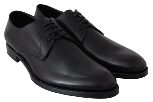 Dolce & Gabbana Black Leather SARTORIA Hand Made Shoes - ClickThatClicks 