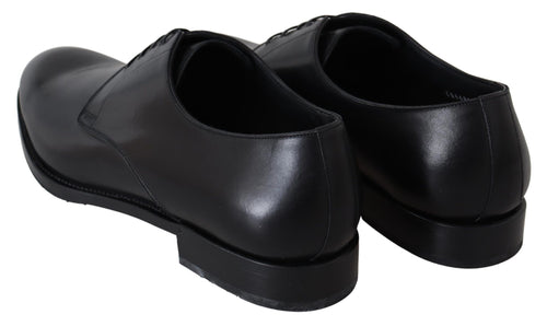 Dolce & Gabbana Black Leather SARTORIA Hand Made Shoes - ClickThatClicks 