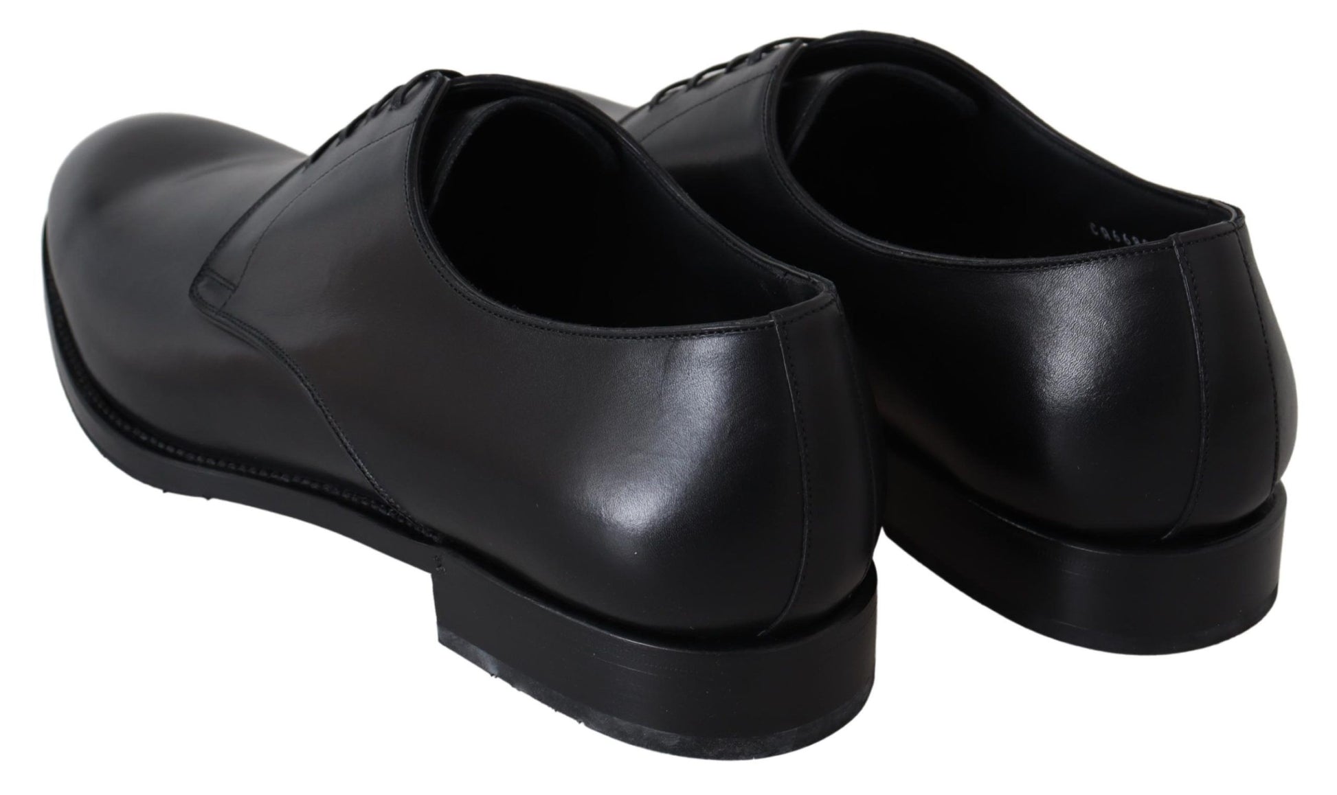 Dolce & Gabbana Black Leather SARTORIA Hand Made Shoes - ClickThatClicks 