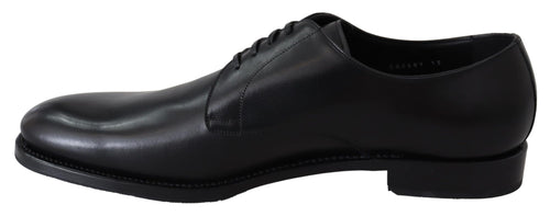 Dolce & Gabbana Black Leather SARTORIA Hand Made Shoes - ClickThatClicks 
