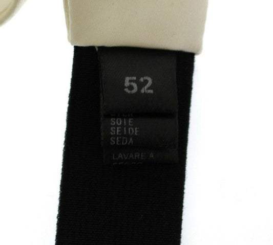 Dolce & Gabbana White Waist Silk Cummerbund Belt - ClickThatClicks 