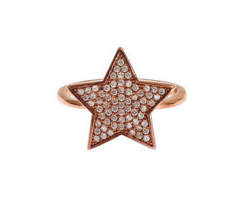 Nialaya Womens Clear CZ Star 925 Silver Ring - ClickThatClicks 