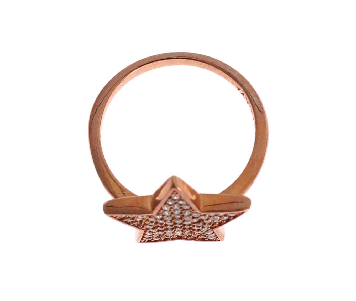 Nialaya Womens Clear CZ Star 925 Silver Ring - ClickThatClicks 