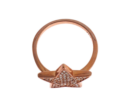 Nialaya Womens Clear CZ Star 925 Silver Ring - ClickThatClicks 
