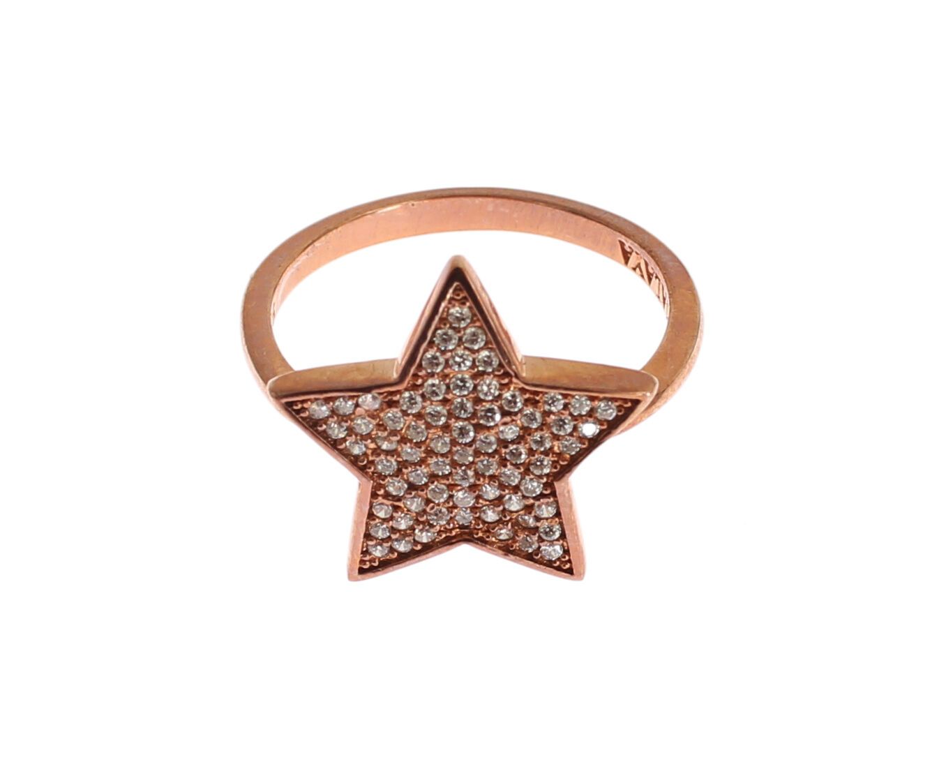 Nialaya Womens Clear CZ Star 925 Silver Ring - ClickThatClicks 