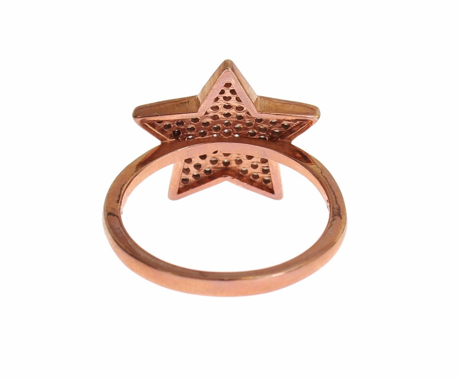 Nialaya Womens Clear CZ Star 925 Silver Ring - ClickThatClicks 
