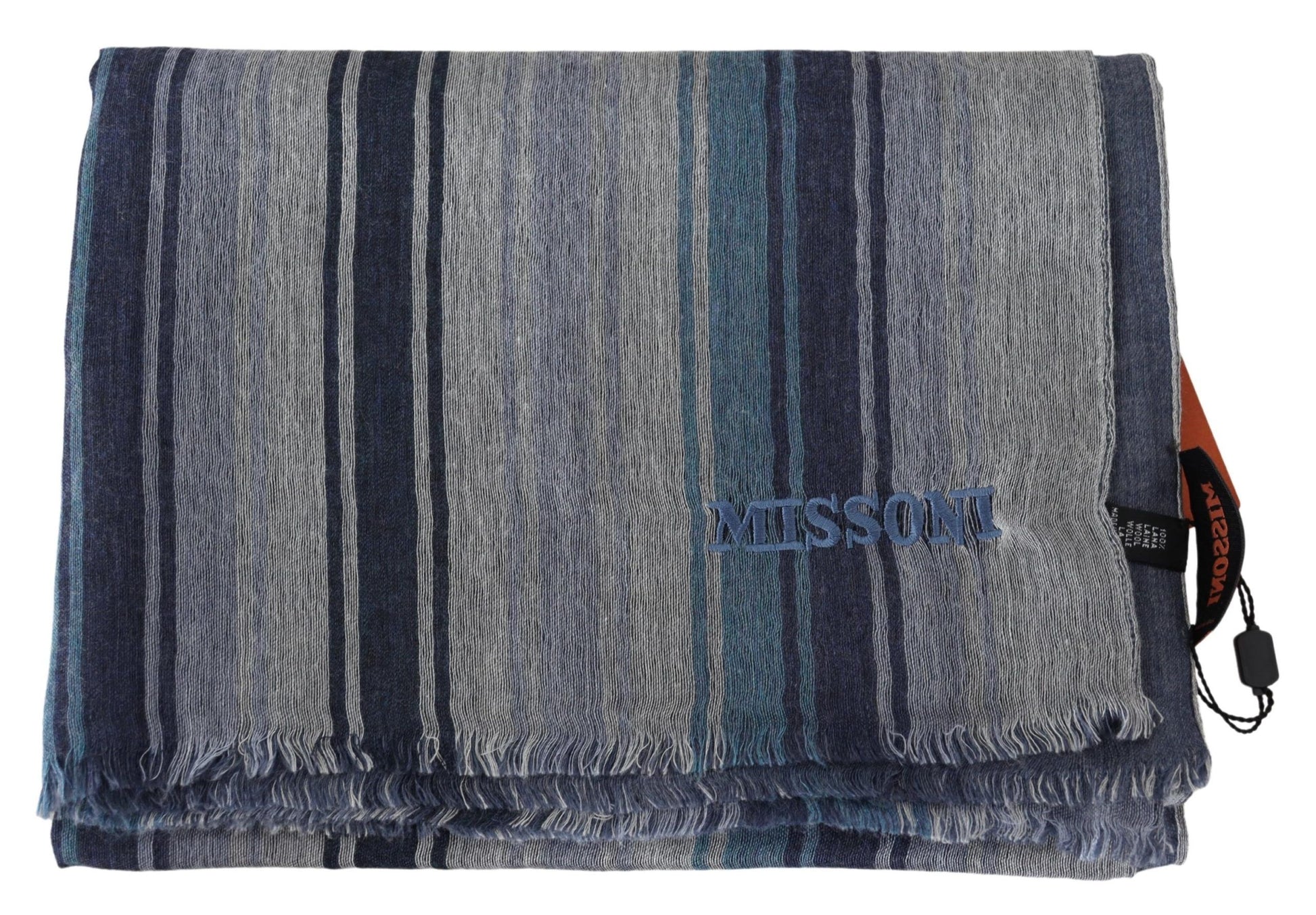 Missoni Multicolor Wool Striped Unisex Neck Wrap Shawl - ClickThatClicks 