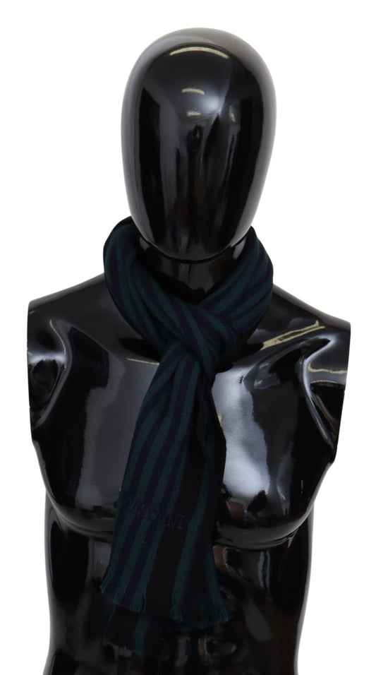 Missoni Multicolor Striped Wool Unisex Neck Wrap Shawl - ClickThatClicks 