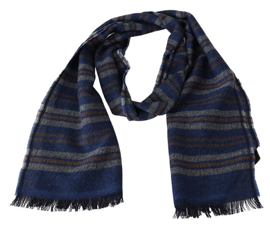Missoni Multicolor Wool Striped Unisex Neck Wrap Shawl - ClickThatClicks 