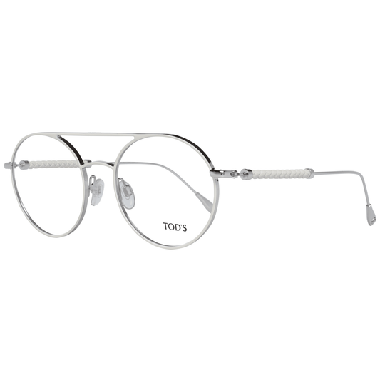 Tod's White Metal & Leather Glasses (Frames) - ClickThatClicks 