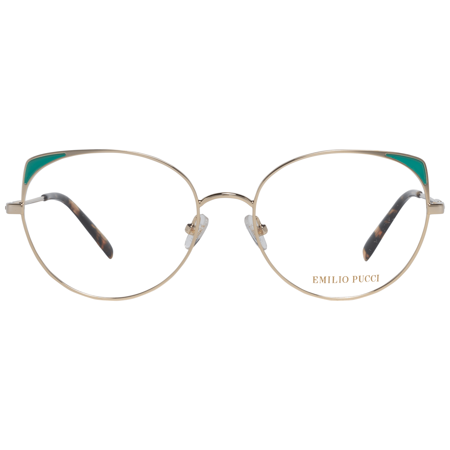 Emilio Pucci Gold Metal Glasses (Frames) - ClickThatClicks 