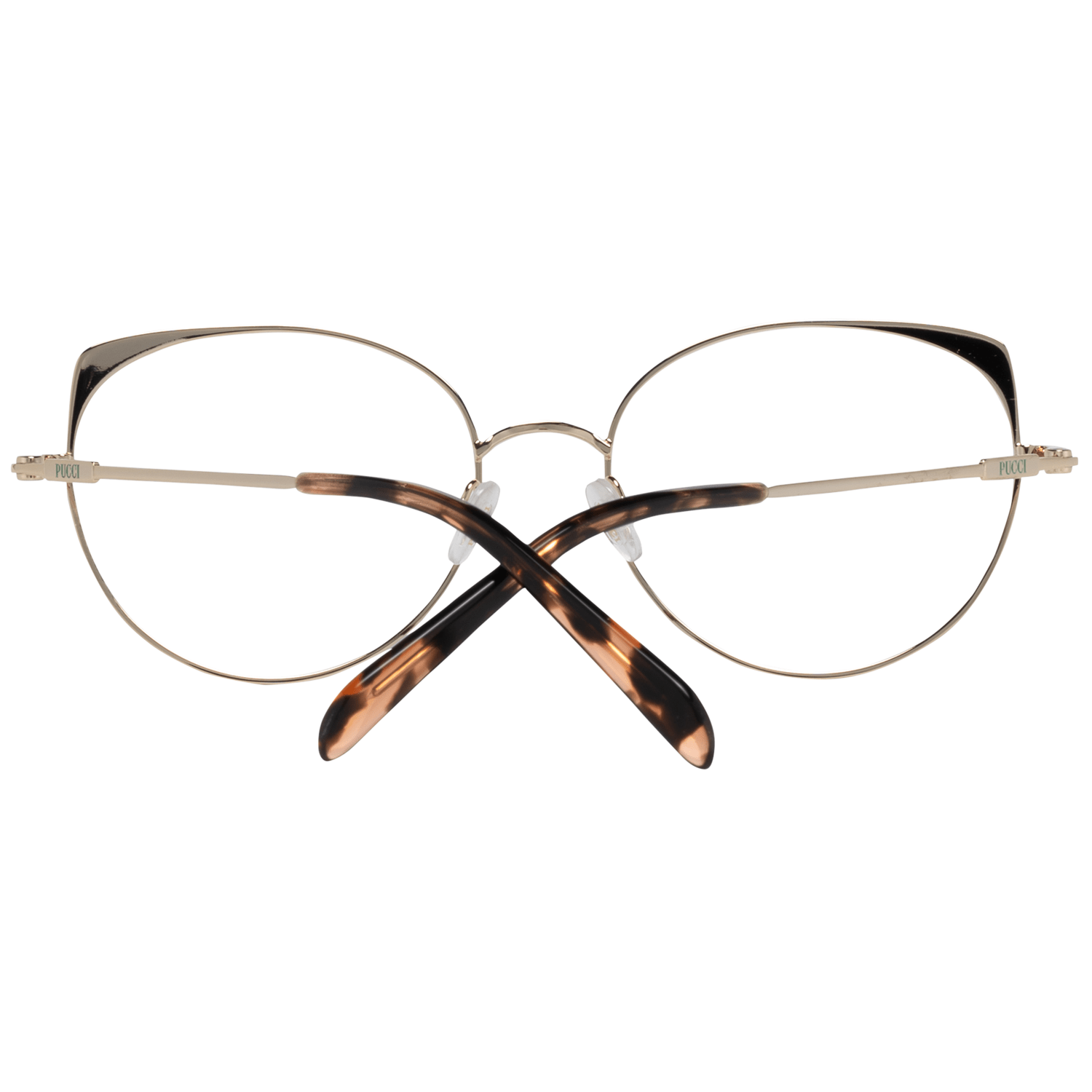 Emilio Pucci Gold Metal Glasses (Frames) - ClickThatClicks 