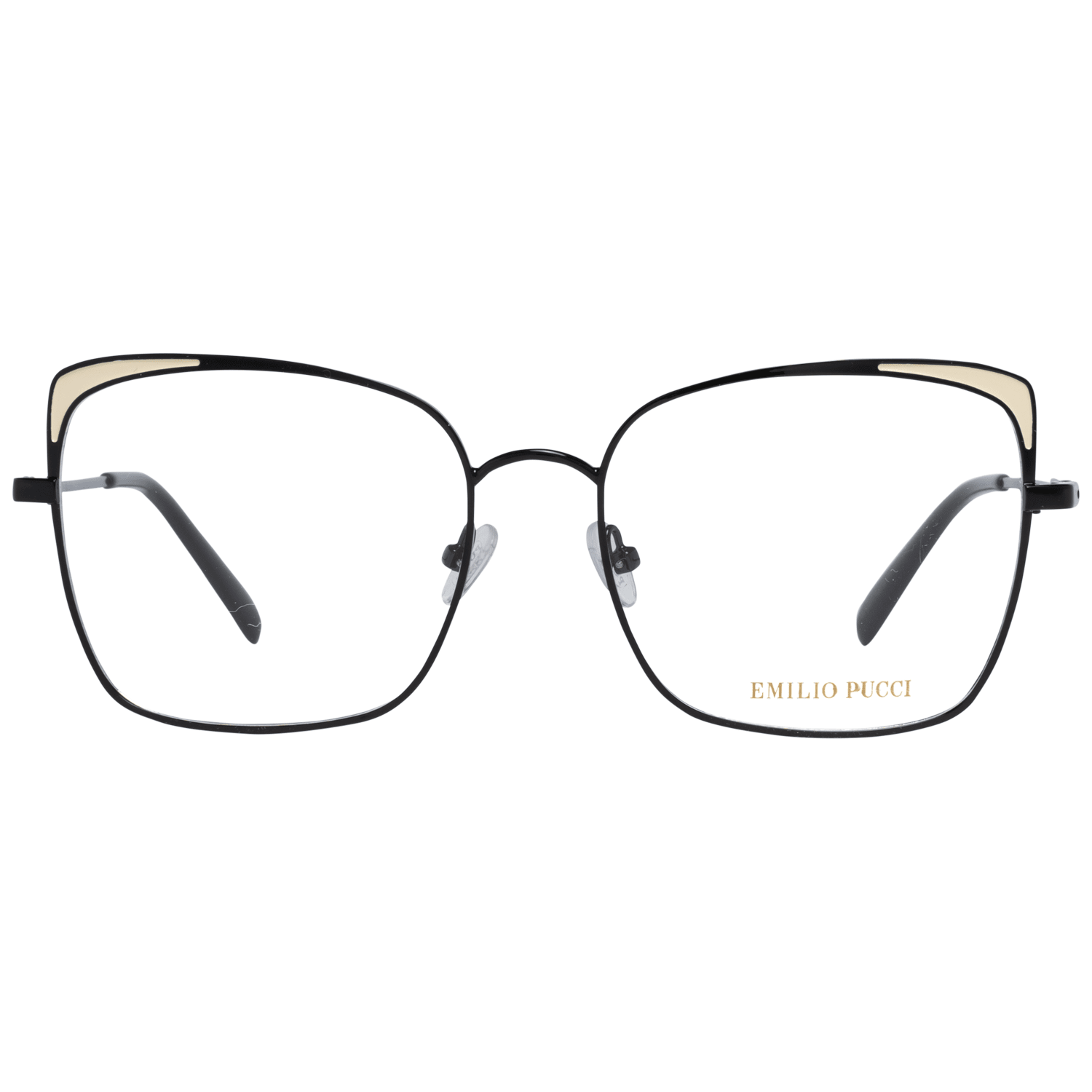 Emilio Pucci Black Metal Glasses (Frames) - ClickThatClicks 