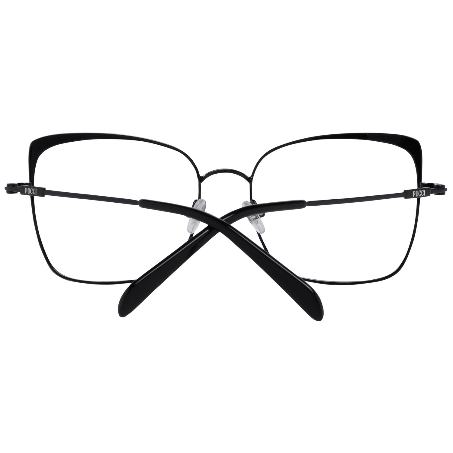 Emilio Pucci Black Metal Glasses (Frames) - ClickThatClicks 