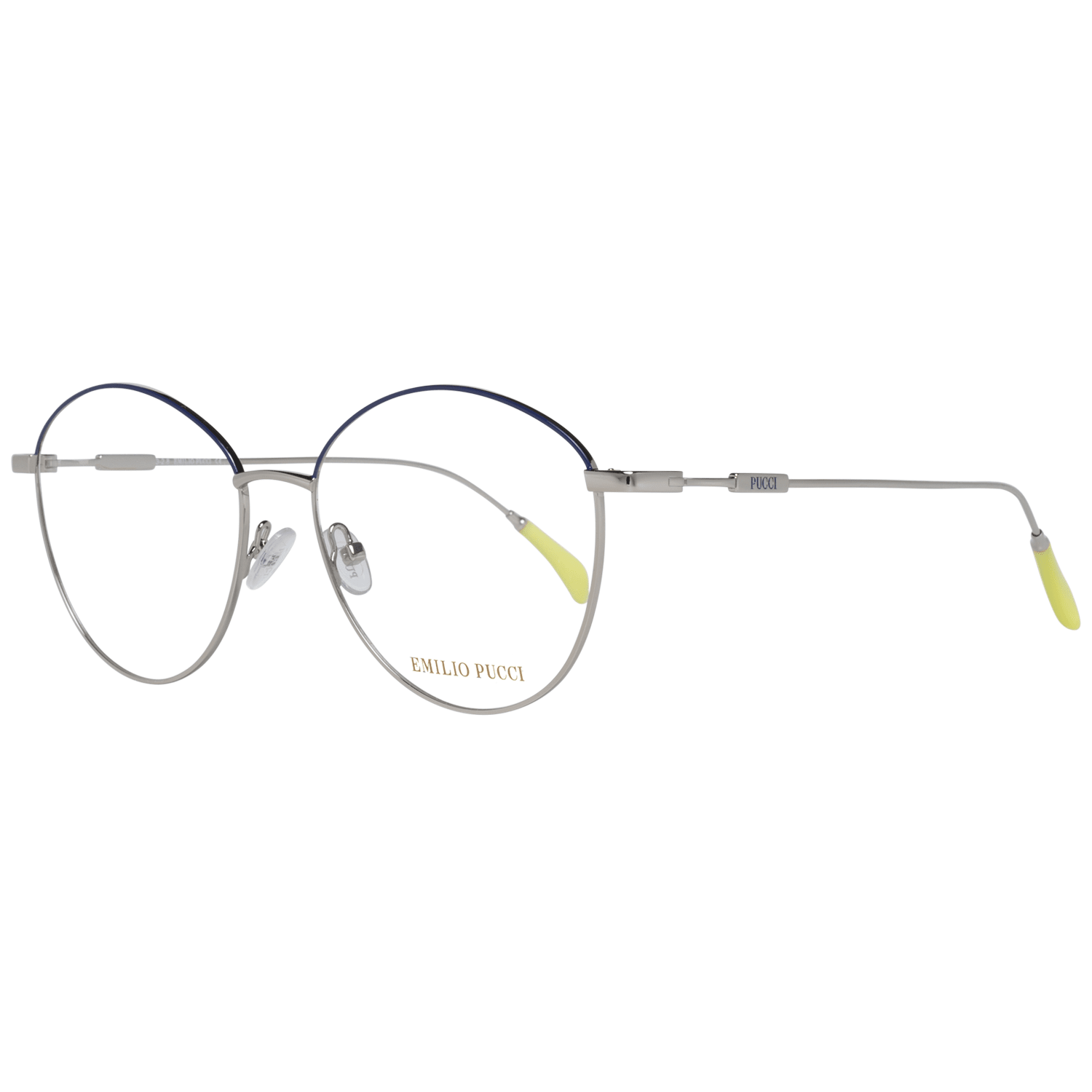 Emilio Pucci Blue Metal Glasses (Frames) - ClickThatClicks 