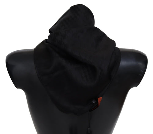 Missoni Black Wool Knit Unisex Neck Wrap Shawl Scarf - ClickThatClicks 