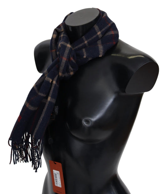 Missoni Black Checkered Unisex Neck Wrap Fringes Scarf - ClickThatClicks 