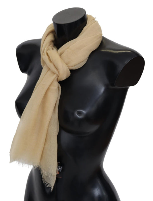 Missoni Beige Cashmere Unisex Neck Scarf - ClickThatClicks 