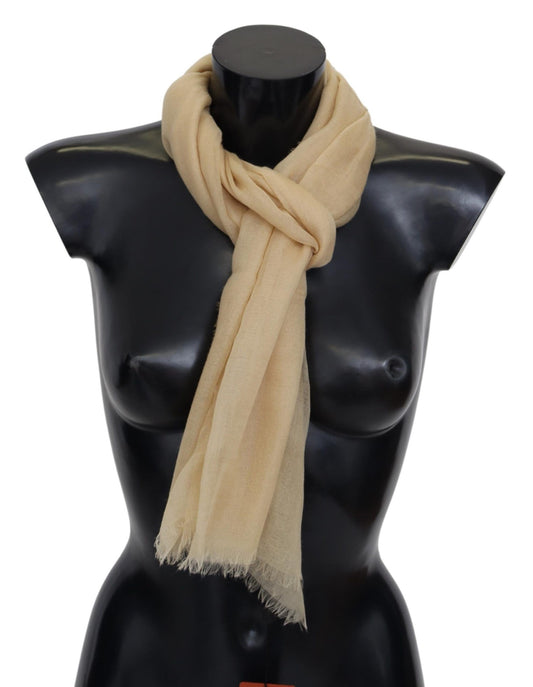 Missoni Beige Cashmere Unisex Neck Scarf - ClickThatClicks 