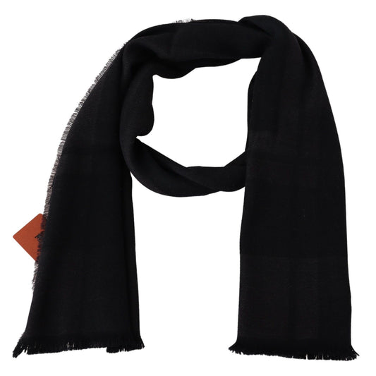 Missoni Black 100% Wool Unisex Neck Wrap Scarf - ClickThatClicks 