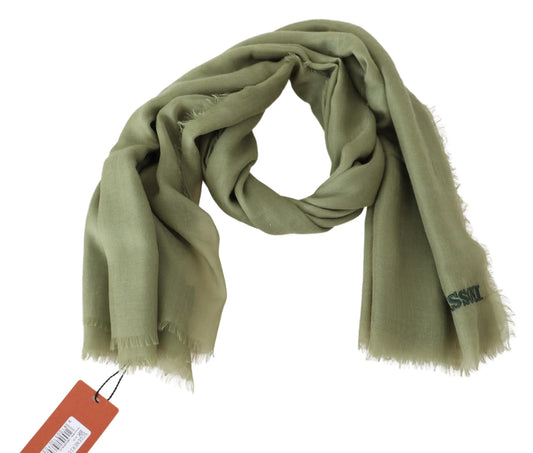Missoni Green Cashmere Unisex Neck Wrap Scarf - ClickThatClicks 
