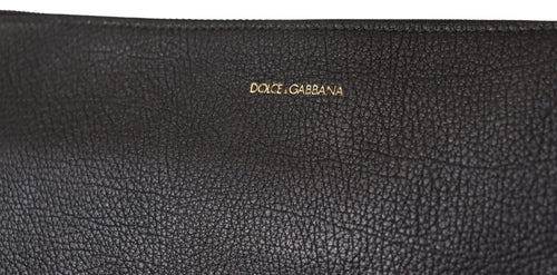 Dolce & Gabbana Black Exotic Leather Shoulder Sling Alta Sartoria Bag - ClickThatClicks 