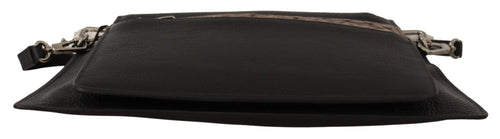 Dolce & Gabbana Black Exotic Leather Shoulder Sling Alta Sartoria Bag - ClickThatClicks 