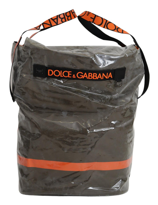 Dolce & Gabbana Cotton Men Large Fabric Green Shopping Tote Bag - ClickThatClicks 