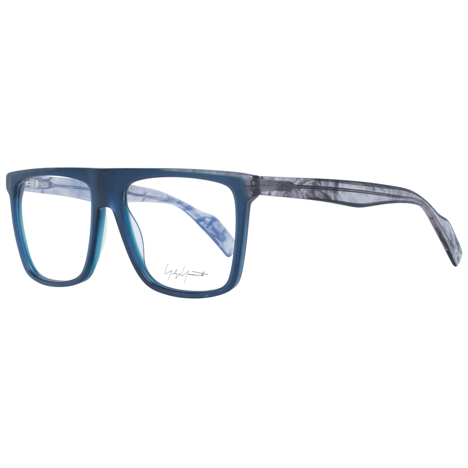 Yohji Yamamoto Blue Plastic Glasses (Frames) - ClickThatClicks 