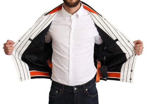Dolce & Gabbana Multicolor Bomber King Logo #DGMILLENNIALS Jacket - ClickThatClicks 
